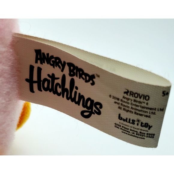 Angry Birds Hatchlings Plush 4 Inch Pink Purple Bird Backpack Clip by Rovio 2018 - Picture 5 of 5